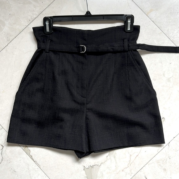 IRO- high waisted Black belted shorts, size 4/36, NWT! 🤩 - Picture 1 of 3